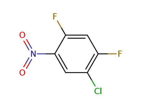 1481-68-1,2,4-Difluoro-5-chloronitrobenzene,1-Chloro-2,4-difluoro-5-nitrobenzene;2,4-Difluoro-5-chloronitrobenzene;5-Chloro-2,4-difluoronitrobenzene;