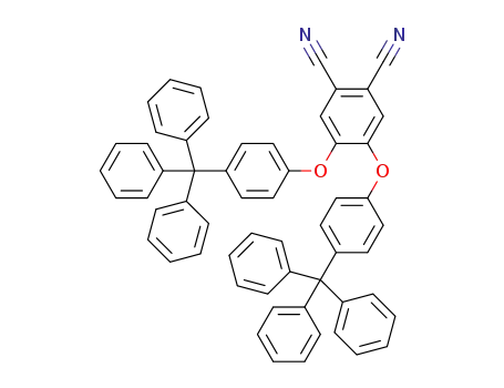 bis{4,5-[4-(triphenylmethyl)phenoxy]}-1,2-dicyanobenzene