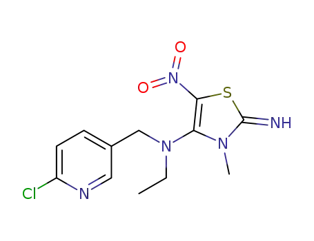N-((6-chloropyridin-3-yl)methyl)-N-ethyl-2-imino-3-methyl-5-nitro-2,3-dihydrothiazol-4-amine
