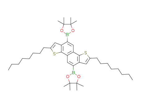 5,10-bis(4,4,5,5-tetramethyl-1,3,2-dioxaborolan-2-yl)-2,7-dioctylnaphtho[1,2-b:5,6-b']dithiophene