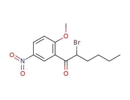 2-bromo-1-(2-methoxy-5-nitrophenyl)hexan-1-one