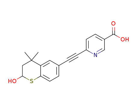 6-((2-hydroxy-4,4-dimethylthiochroman-6-yl)ethynyl)nicotinic acid