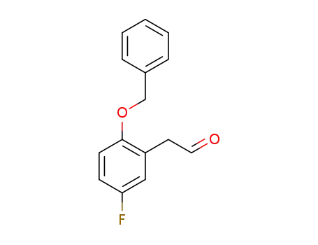 2-(2-(benzyloxy)-5-fluorophenyl)acetaldehyde
