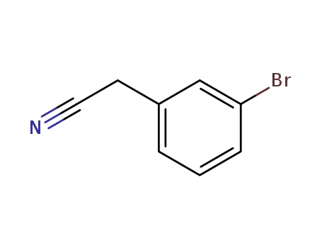 Molecular Structure of 31938-07-5 (3-Bromophenylacetonitrile)