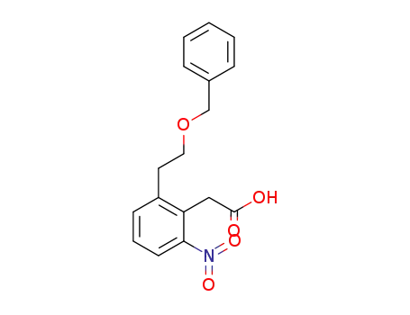 2-[2-[2-(benzyloxy)ethyl]-6-nitrophenyl]acetic acid