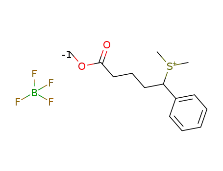 dimethyl (5-methoxy-5-oxo-1-phenylpentyl)sulfonium tetrafluoroborate