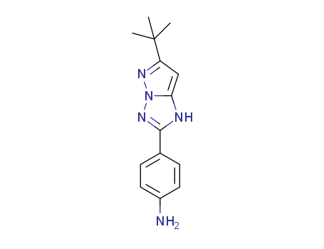 4-(6-tert-Butyl-5H-pyrazolo[1,5-b][1,2,4]triazol-2-yl)-aniline