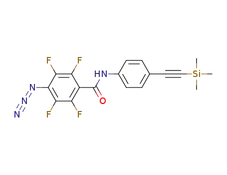 4-azido-N-(4-(2-trimethylsilylethynyl)phenyl)-2,3,5,6-tetrafluorobenzamide