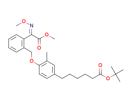 (E)-tert-butyl 6-(4-((2-(2-methoxy-1-(methoxyimino)-2-oxoethyl)benzyl)oxy)-3-methylphenyl)hexanoate