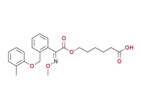 (E)-6-(2-(methoxyimino)-2-(2-((o-tolyloxy)methyl)phenyl)acetoxy)hexanoic acid