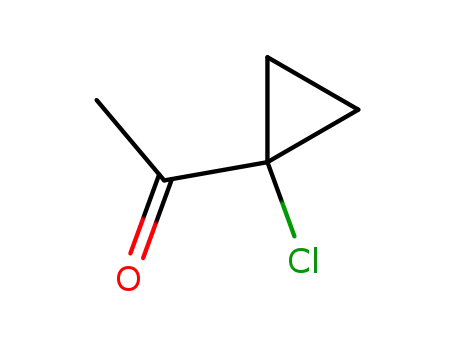 Molecular Structure of 63141-09-3 (Ethanone, 1-(1-chlorocyclopropyl)-)
