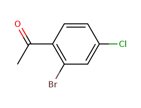 Molecular Structure of 825-40-1 (2-BROMO-4-CHLOROACETOPHENONE)