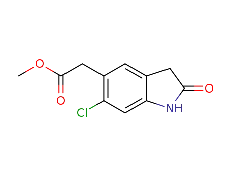 methyl 6-chloro-(2-oxindol-5-yl)acetate