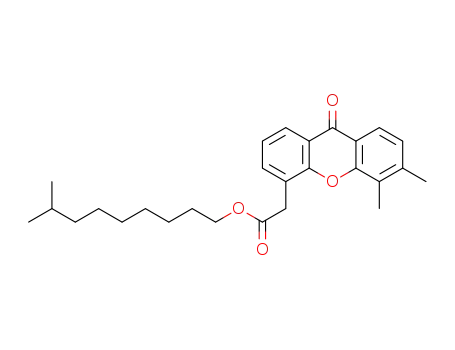 8-methylnonyl 2-(5,6-dimethyl-9-oxo-9H-xanthen-4-yl)acetat