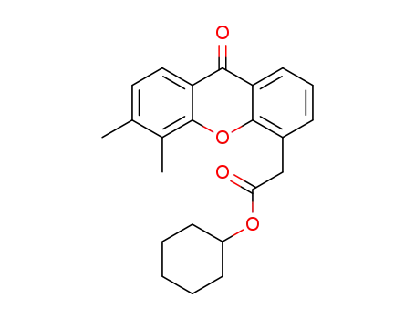 cyclohexyl 2-(5,6-dimethyl-9-oxo-9H-xanthen-4-yl)acetate