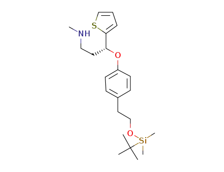 (R)-3-[4-[2-(tert-butyldimethylsilyloxy)ethyl]phenoxy]-N-methyl-3-(thiophen-2-yl)propan-1-amine