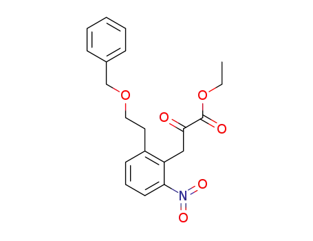 ethyl 3-[2-[2-(benzyloxy)ethyl]-6-nitrophenyl]-2-oxopropanoate