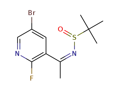 (R,Z)-N-(1-(5-bromo-2-fluoropyridin-3-yl)ethylidene)-2-methylpropane-2-sulfinamide