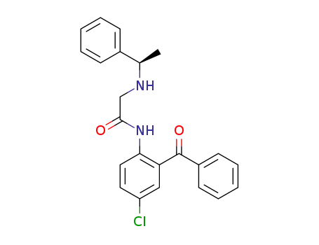 (R)-N-(2-benzoyl-4-chlorophenyl)-2-((1-phenylethyl)amino)acetamide
