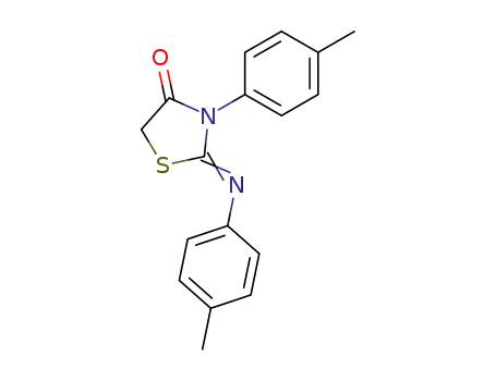3-(4-methylphenyl)-2-(4-methylphenylimino)-1,3-thiazolidine-4-one