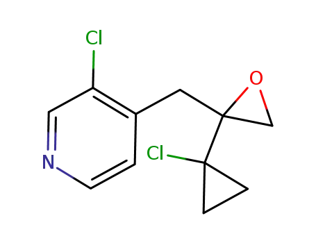 3-chloro-4-{[2-(1-chlorocyclopropyl)oxiran-2-yl]methyl}pyridine