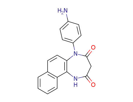 5-(4-aminophenyl)-1H-naphtho[1,2-b][1,4]diazepine-2,4(3H,5H)-dione