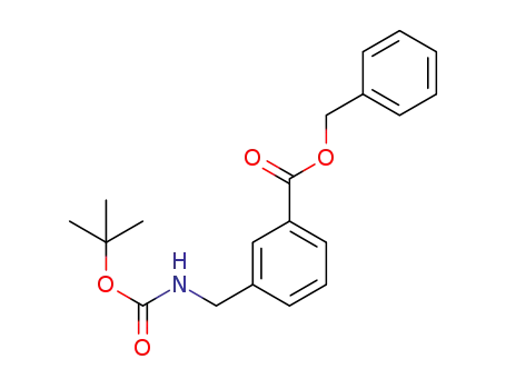 3-(((tert-butoxycarbonyl)amino)methyl)benzoic acid benzyl ester