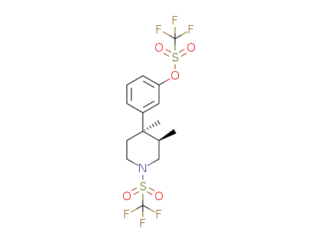 3-[(3R,4R)-3,4-dimethyl-1-(trifluoromethane)sulfonylpiperidin-4-yl]phenyl trifluoromethanesulfonate