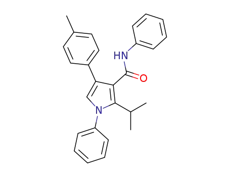 2-isopropyl-N,1-diphenyl-4-p-tolyl-1H-pyrrole-3-carboxamide
