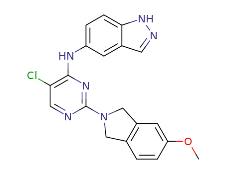 N-(5-chloro-2-(5-methoxyisoindolin-2-yl)pyrimidin-4-yl)-1H-indazol-5-amine