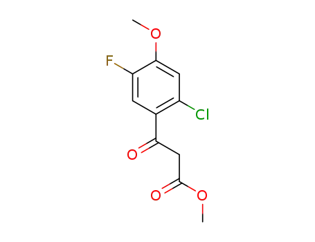 methyl 3-(2-chloro-5-fluoro-4-methoxyphenyl)-3-oxopropanoate