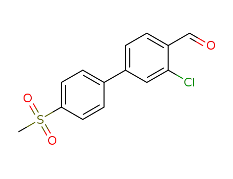 2-chloro-4-[4-(methanesulfonyl)phenyl]benzaldehyde