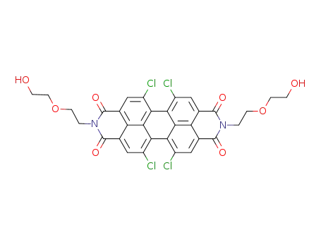 bis-N,N′-(2-(2-hydroxyethoxy)ethyl)perylene-3,4,9,10-tetracarboxylic diimide