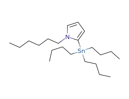1-hexyl-2-(tributylstannyl)-1H-pyrrole