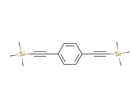 Molecular Structure of 17938-13-5 (1,4-Bis[(trimethylsilyl)ethynyl]benzene)
