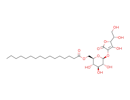 ((2R,3S,4S,5R,6S)-6-((R)-5-((S)-1,2-dihydroxyethyl)-4-hydroxy-2-oxo-2,5-dihydrofuran-3-yloxy)-3,4,5-trihydroxytetrahydro-2H-pyran-2-yl)methyl palmitate