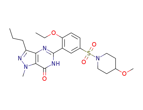 5-(2-ethoxy-5-((4-methoxypiperidin-1-yl)sulfonyl)phenyl)-1-methyl-3-propyl-1H-pyrazolo[4,3-d]pyrimidin-7(6H)-one