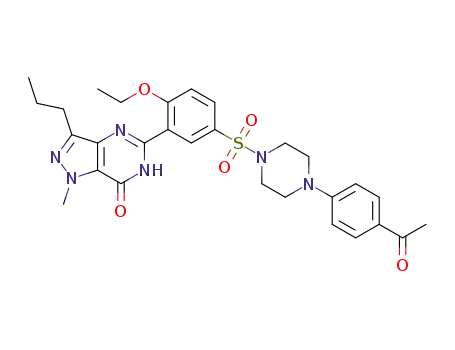 5-(5-((4-(4-acetylphenyl)piperazin-1-yl)sulfonyl)-2-ethoxyphenyl)-1-methyl-3-propyl-1H-pyrazolo[4,3-d]pyrimidin-7(6H)-one