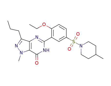 5-(2-ethoxy-5-((4-methylpiperidin-1-yl)sulfonyl)phenyl)-1-methyl-3-propyl-1H-pyrazolo[4,3-d]pyrimidin-7(6H)-one