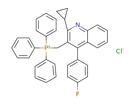 ((2-cyclopropyl-4-(4-fluorophenyl)quinolin-3-yl)methyl)triphenylphosphoniumchloride
