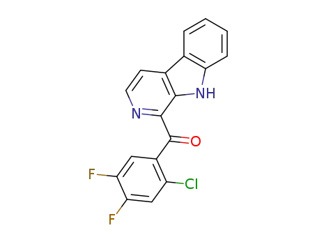 (2-chloro-4,5-difluorophenyl)(9H-pyrido[3,4-b]indol-1 yl)methanone