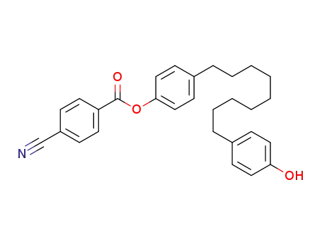 (4-(9-(4-hydroxyphenyl)nonyl)phenyl 4-cyanobenzoate)