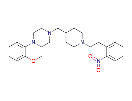 1-(2-methoxyphenyl)-4-{[1-(2-nitrophenethyl)piperidin-4-yl]-methyl}piperazine