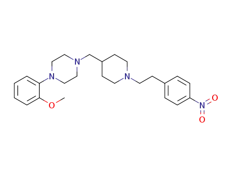 1-(2-methoxyphenyl)-4-{[1-(4-nitrophenethyl)piperidin-4-yl]-methyl}piperazine