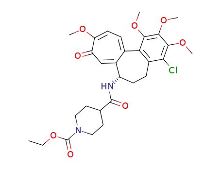 4-chloro-N-[1-(ethoxycarbonyl)piperidin-4-ylcarbonyl]deacetyl colchicine