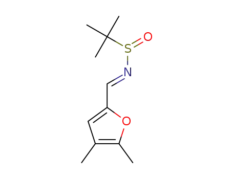 N-[(1E)-(4,5-dimethylfuran-2-yl)methylidene]-2-methylpropane-2-sulfinamide