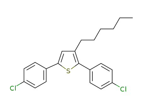 2,5-bis(4-chlorophenyl)-3-hexylthiophene