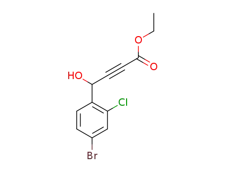 ethyl 4-(4-bromo-2-chlorophenyl)-4-hydroxybut-2-ynoate