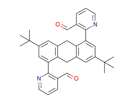 2,2'-(3,7-di-tert-butyl-9,10-dihydroanthracene-1,5-diyl)dinicotinaldehyde