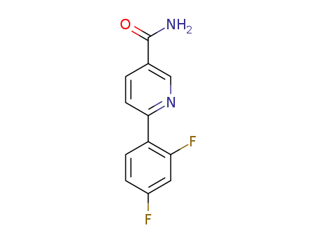2-(2',4'-difluorophenyl)-5-amidopyridine